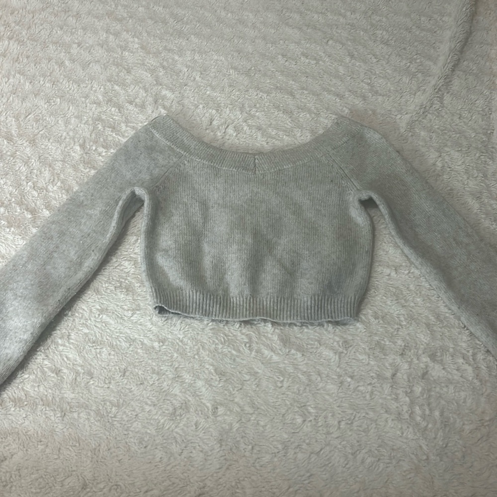 LA Hearts Cropped Sweater